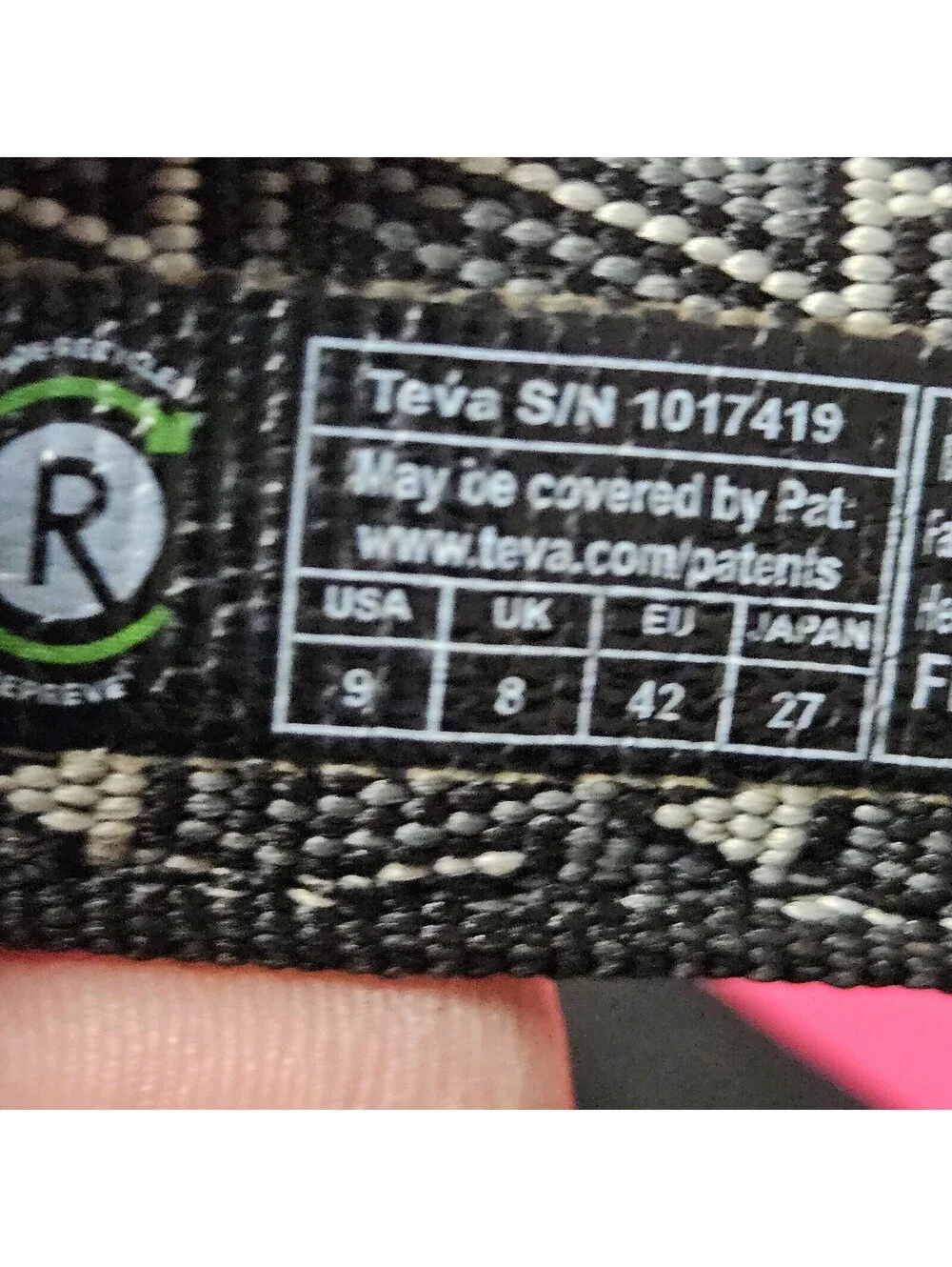 Teva very lightly